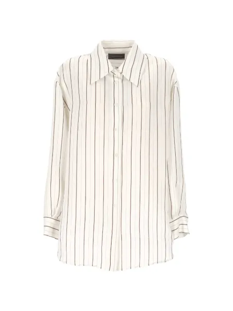 Lorena Antoniazzi striped shirt Neutrals P2655CA21A51791080