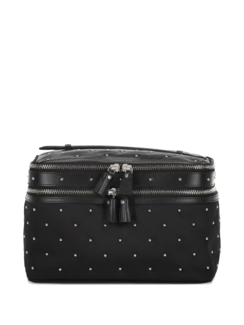 Anya Hindmarch studded tassel makeup bag Black 204910