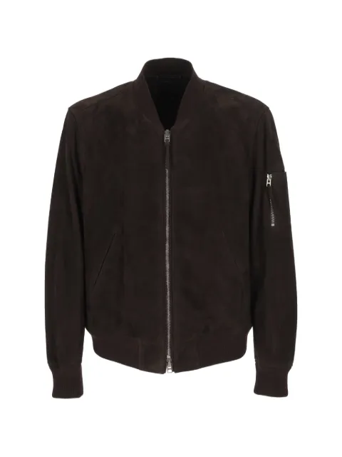 TOM FORD suede leather bomber jacket Brown LBS087LMS027
