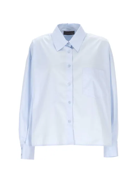Lorena Antoniazzi ches-pocket shirt Blue P2648CA04A99550590