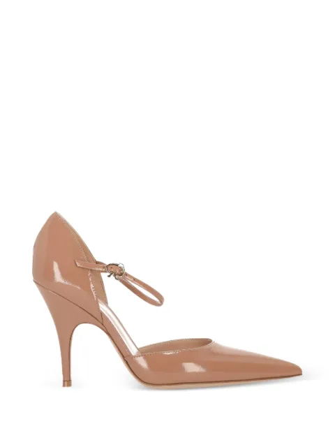 Gianvito Rossi buckle strap heel pumps Neutrals G4101995RICNUI
