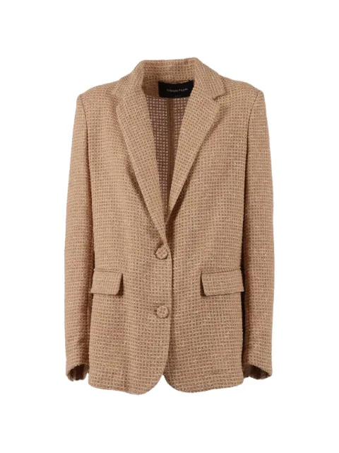 Fabiana Filippi sequin rever jacket Neutrals GCD276F218D966