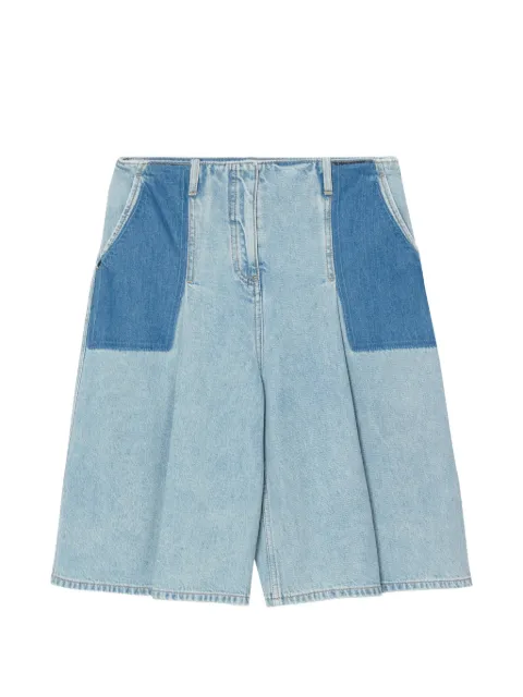 3.1 Phillip Lim patchwork pleat shorts Blue S26151391LID