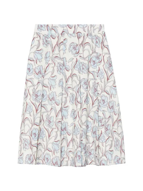 3.1 Phillip Lim floral-print midi skirt Neutrals S26136236CFP