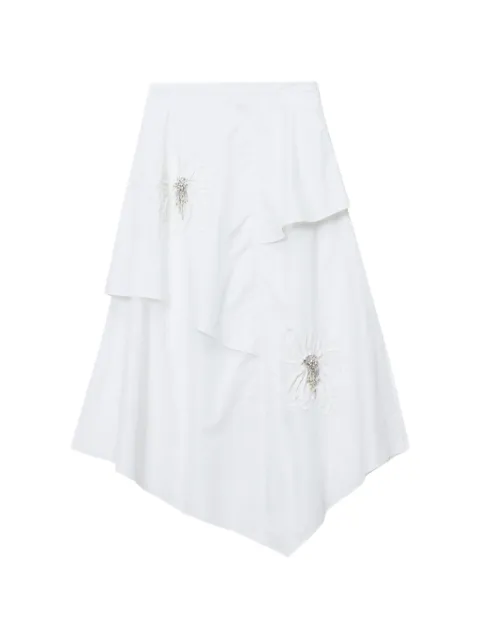 3.1 Phillip Lim floral ruffled midi skirt White S26236234OPL
