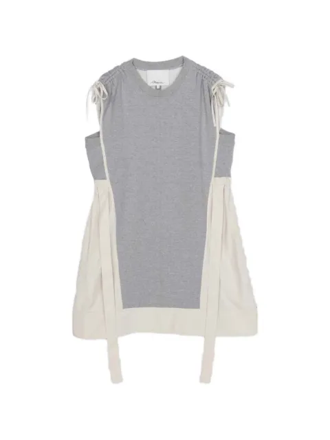 3.1 Phillip Lim tie-detail dress Grey E26191022TFT