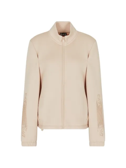 Ea7 Emporio Armani zip embellishment sweater Neutrals 7W000523AF13151U1046