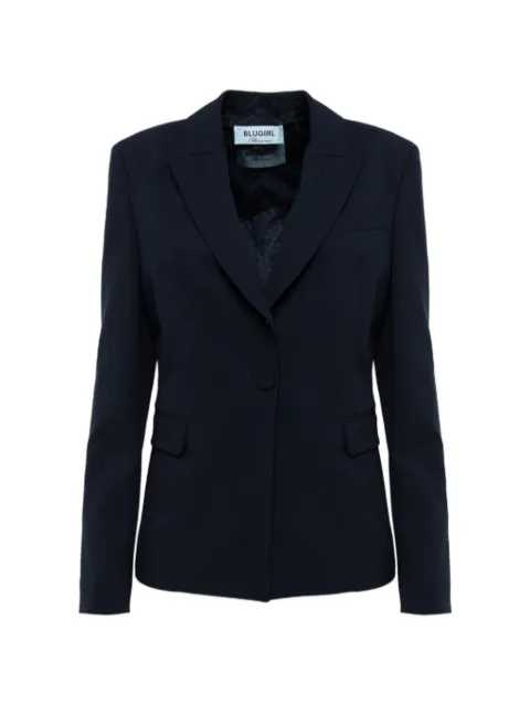 Blugirl peak-lapel single-breasted blazer Black RF5285T577193812