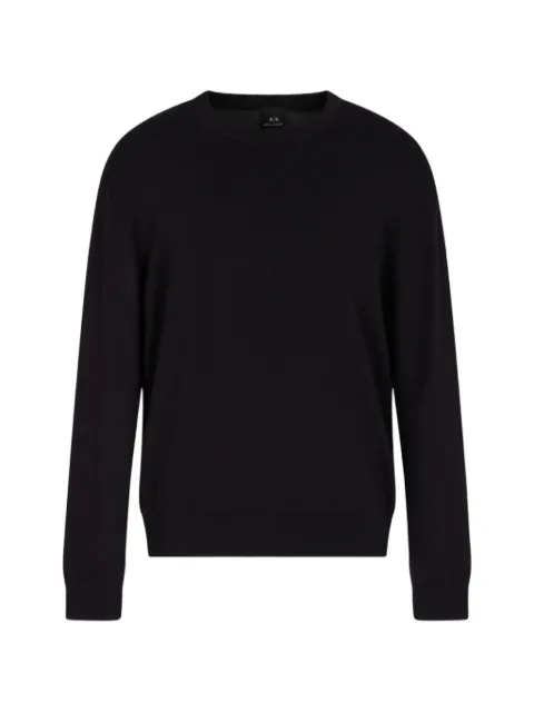 Armani Exchange fine-knit jumper Blue XM001278AF10454UB101