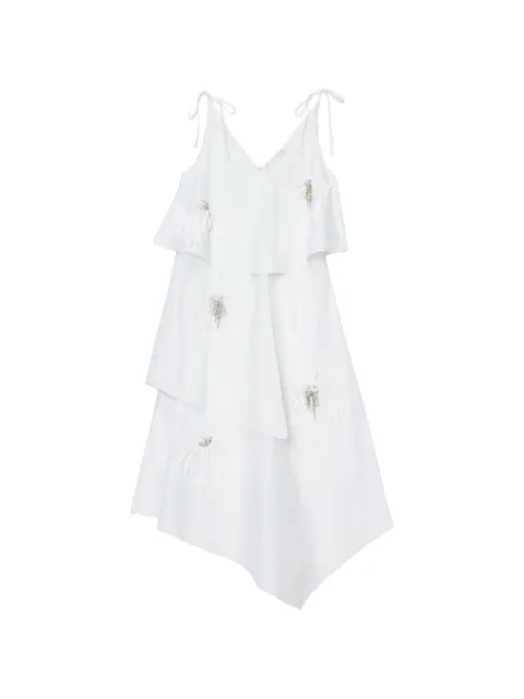 3.1 Phillip Lim appliqué layered midi dress White S26291073OPL