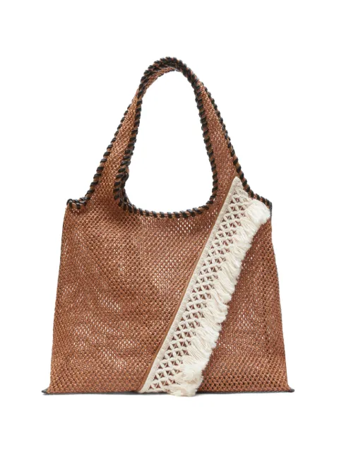 3.1 Phillip Lim fringed woven tote bag Brown AS26B956RFA