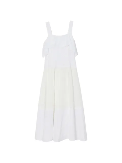 3.1 Phillip Lim ruffled panelled midi dress White S26191090BRN