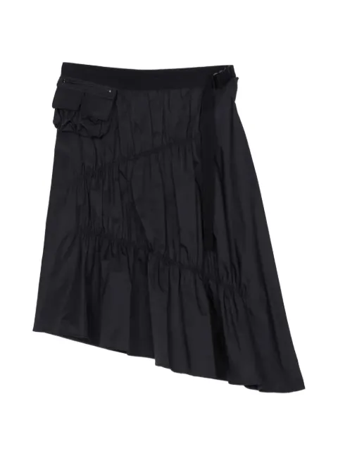 3.1 Phillip Lim ruffles pocket-detail asymmetric skirt Blue E26236218RTP