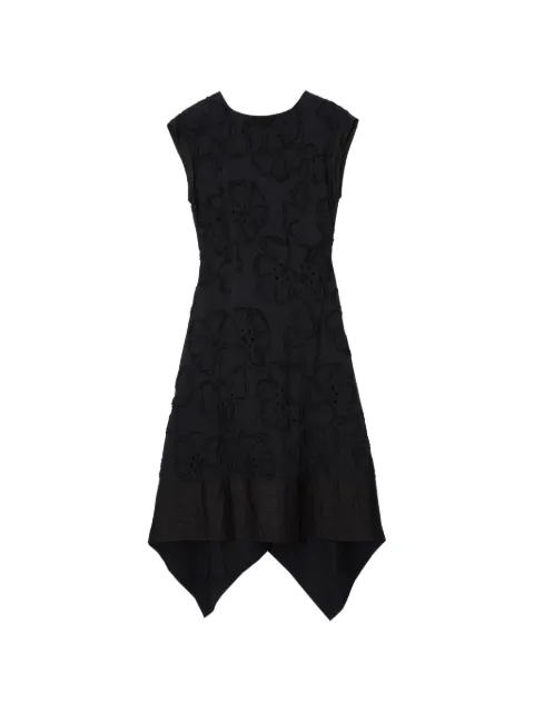 3.1 Phillip Lim floral asymmetrical midi dress Black S26291077TFE