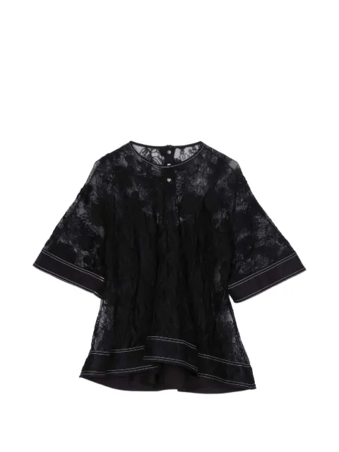 3.1 Phillip Lim lace-appliqué top Black E26121776FDL