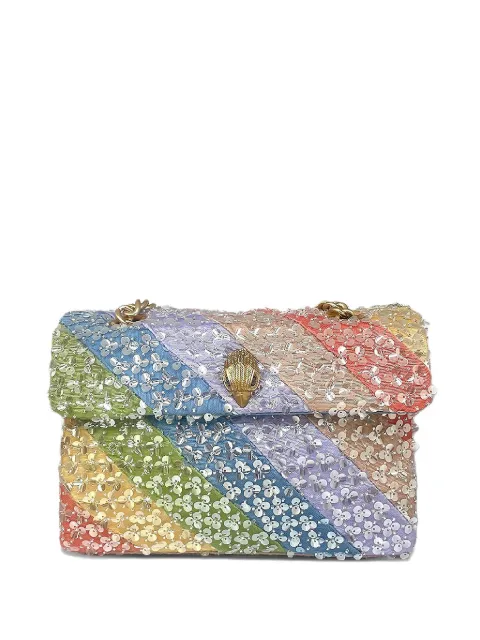 Kurt Geiger London sequin-embellished shoulder bag Blue 2052169609