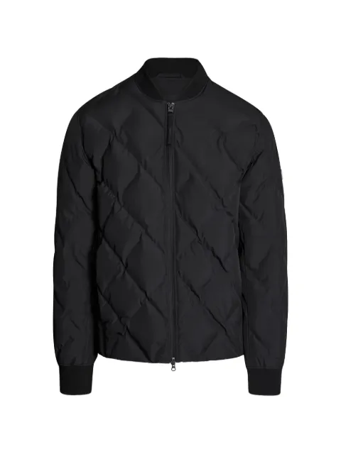 Alpha Tauri quilted bomber jacket Black ATA255007T801