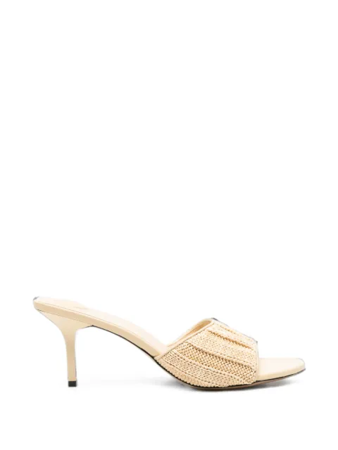 Jacquemus Cubisto woven open-toe sandals Neutrals FOW00167AC27L06