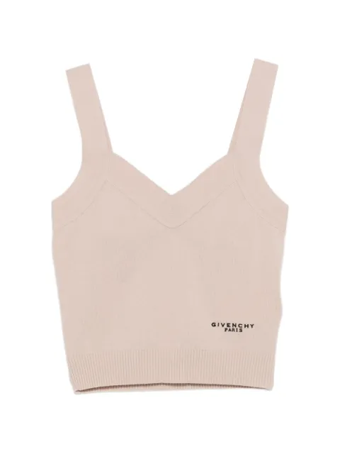 Givenchy V-neck knit top Neutrals BW61HZ4ZTA