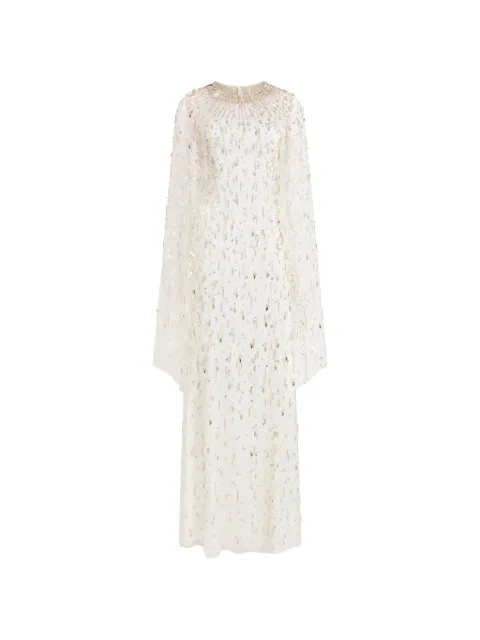 Jenny Packham Hestia embellished maxi dress White JPCLS167
