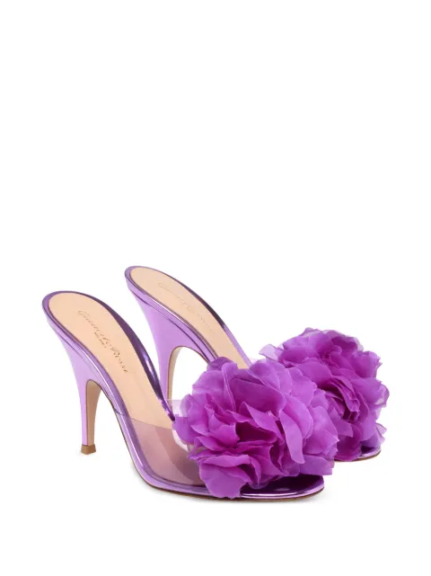 Gianvito Rossi Igea floral sandals Purple G1018995RICGME