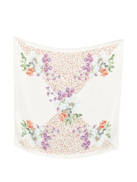 TWINSET foulard with floral print Neutrals 261TA4220