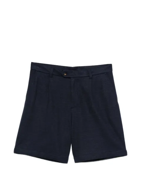 Eleventy knitted deck shorts Blue M75BERM05TES0M022