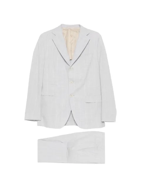 Eleventy single breasted pences suit Grey M75ABUD01TES0M028