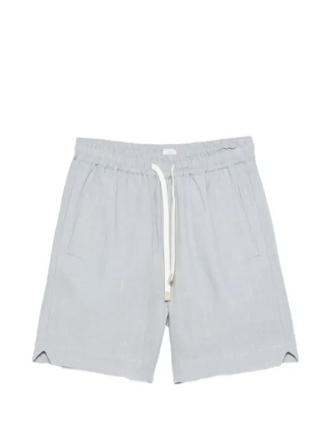 Eleventy drawstring deck shorts Blue M75BERM04TES0I139