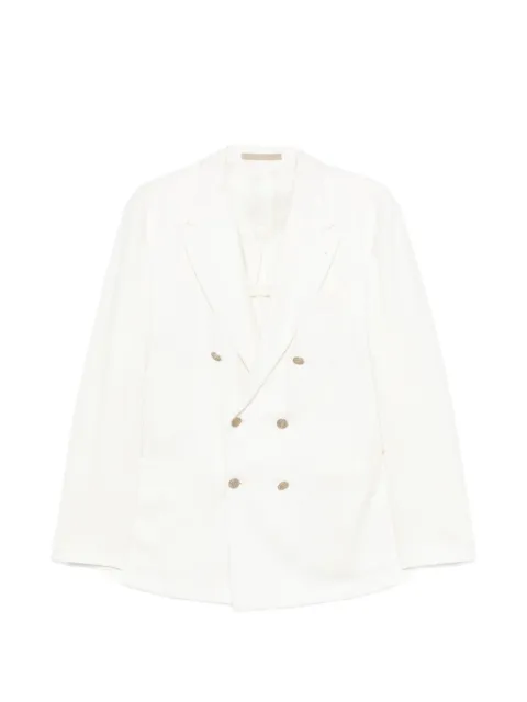 Eleventy double-breasted blazer White M75GIAK10BOTTES0M022