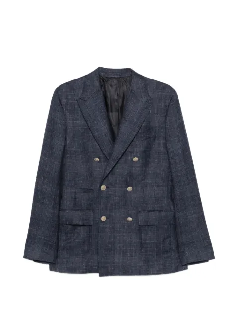 Eleventy double-breasted jacket Blue M75GIAE01BOTTES0M013