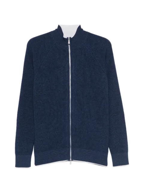 Eleventy zip-up cardigan Blue M76MAGM80MAG0M046