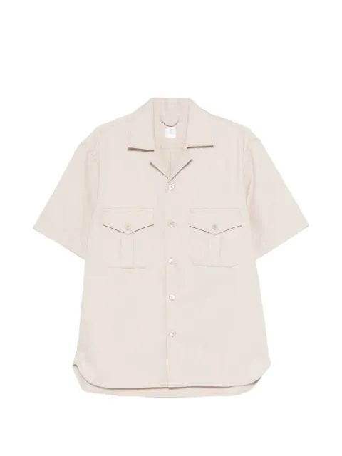 Eleventy flap pockets shirt Neutrals M75CAMM04USATES0M140