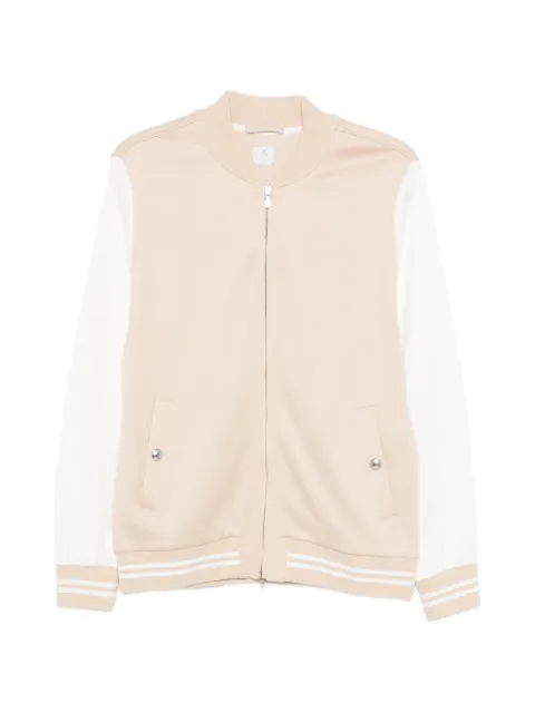 Eleventy zip-up bomber jacket Neutrals M75FELM13TES0M245