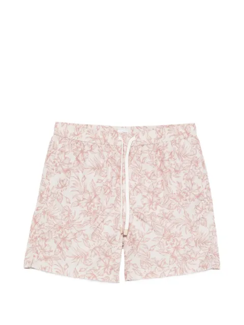Eleventy floral-pattern swim shorts Neutrals M75BEAM01TES0M269