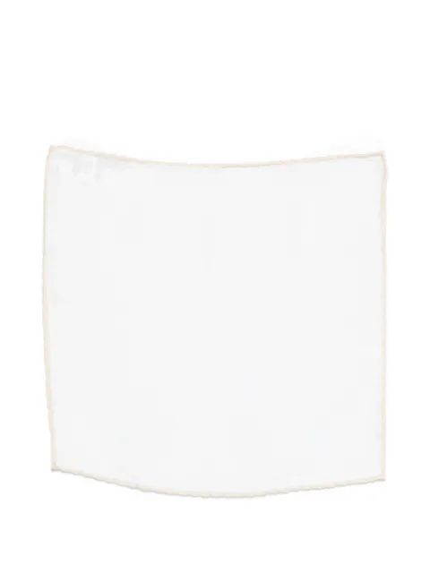Eleventy square-shape handkerchief White M77POCA01TES0M053