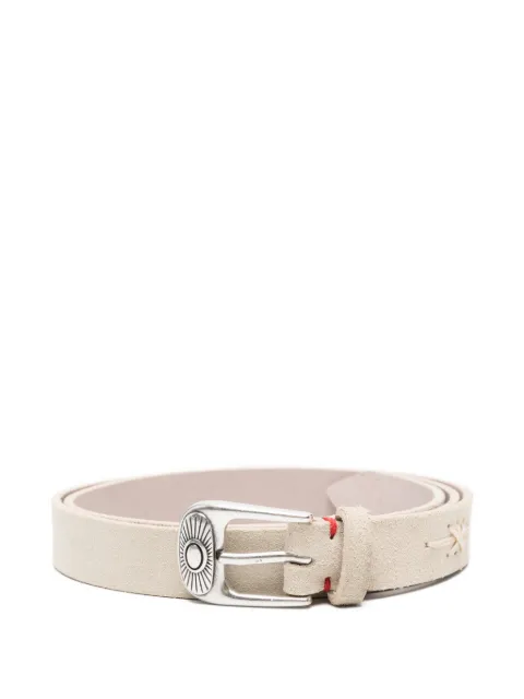 Eleventy stitched leather belt Neutrals M77CINM10PEL0M009