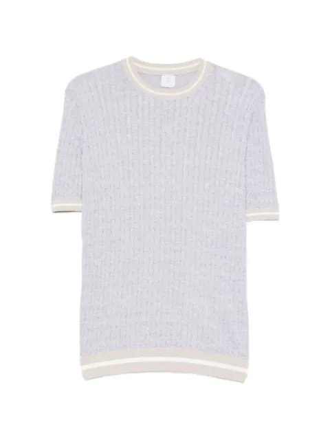 Eleventy round-neck ribbed T-shirt Grey M76MAGM61MAG0M039