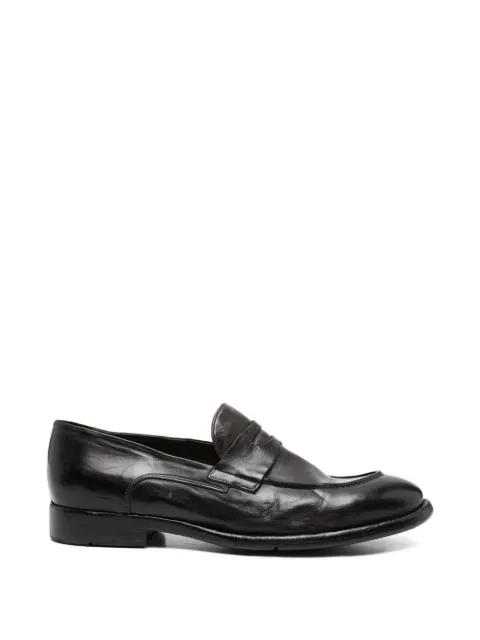 Eleventy penny-slot leather loafers Brown M77SCAM14SCA0M004