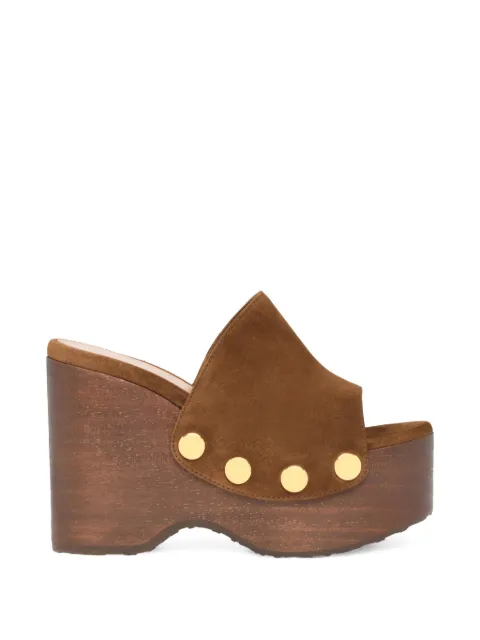 Gianvito Rossi studded platform sandals Brown G1020160LEGCAM