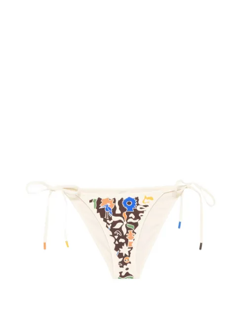 ALEMAIS Maroc tie-side bikini bottom Neutrals 6160L