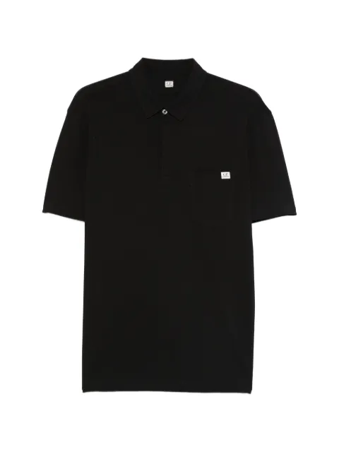 C.P. Company chest-pocket polo shirt Black 20CMPL107A005263W999