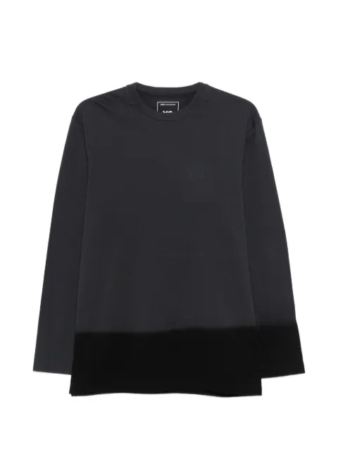 Y-3 long-sleeve T-shirt Black KQ9780GREY