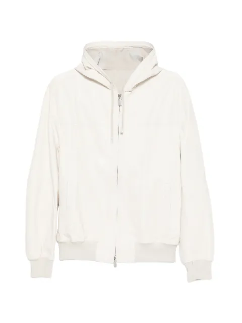 Eleventy hooded zip jacket Neutrals M75GBTM05PEL0M002