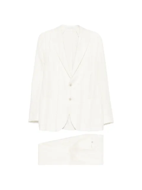 Eleventy pinstripe-pattern suit Neutrals M75ABUK02CCTES0M001