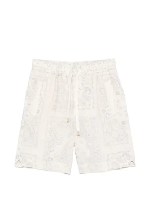 Eleventy patterned deck shorts Neutrals M75BERM04TES0M167
