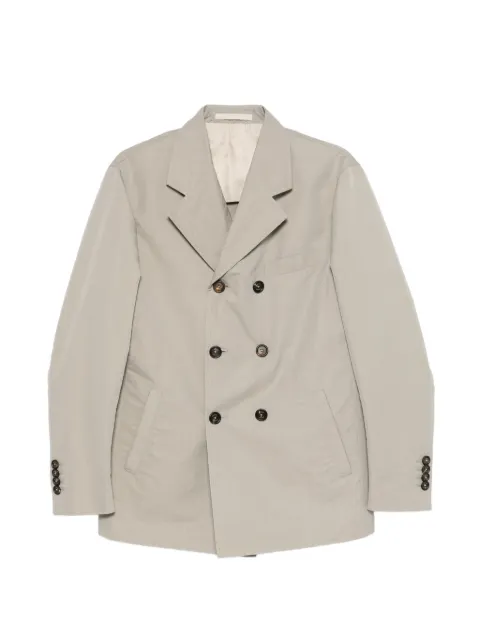 Eleventy double-breasted peacoat Green M75CAPL03BTCRNTES0M172
