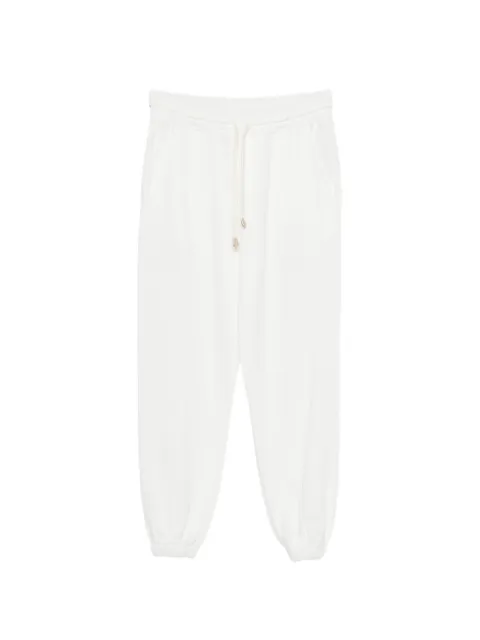 Eleventy drawstring panelled sweatpants White M75FELM34TET0M020