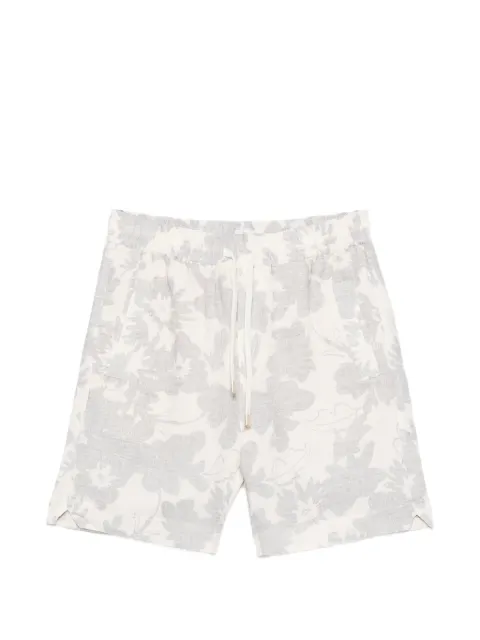 Eleventy floral deck shorts Neutrals M75BERM04TES0M168