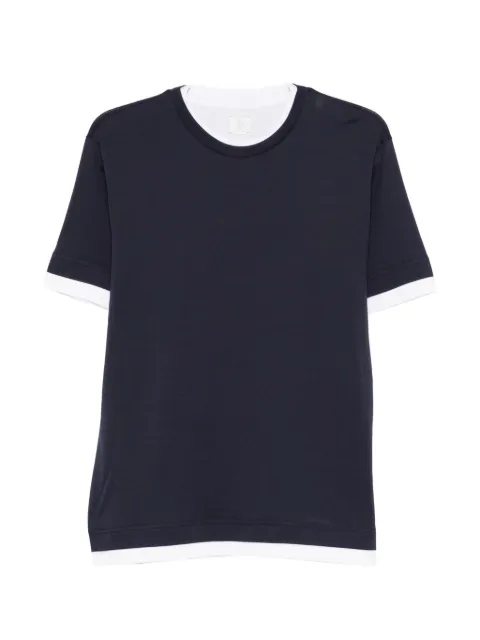 Eleventy round neck T-shirt Blue M75TSHM01TES0M238